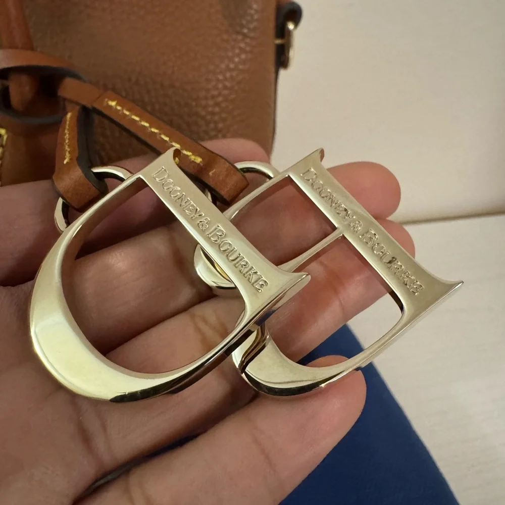 Dooney & Bourke Brown Satchel - Picture 4 of 8